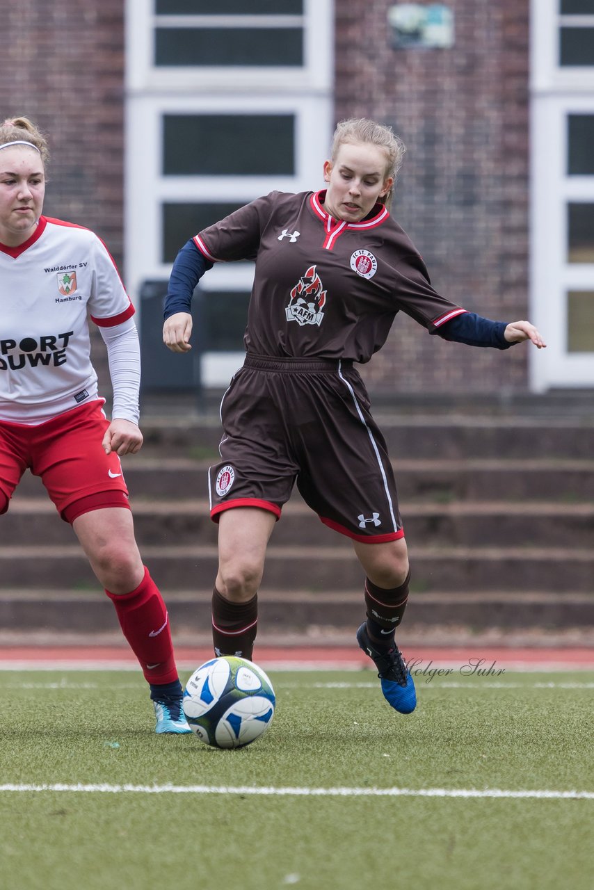 Bild 369 - B-Juniorinnen Walddoerfer - St.Pauli : Ergebnis: 4:1